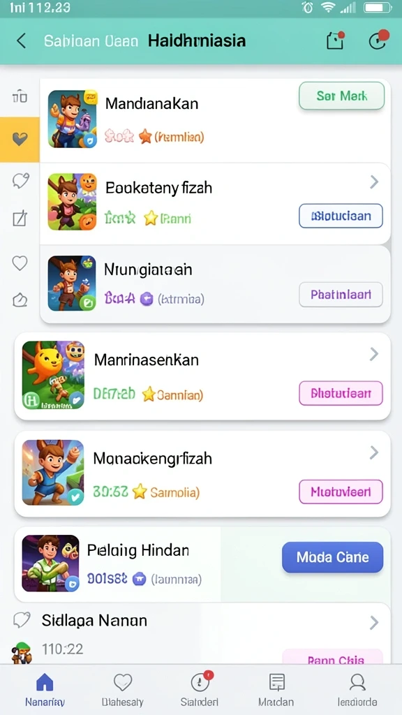 Tampilan antarmuka yang menarik dan intuitif.