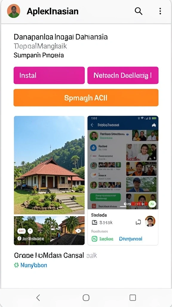 Tampilan utama BADAK178 yang menarik dan mudah dinavigasi.