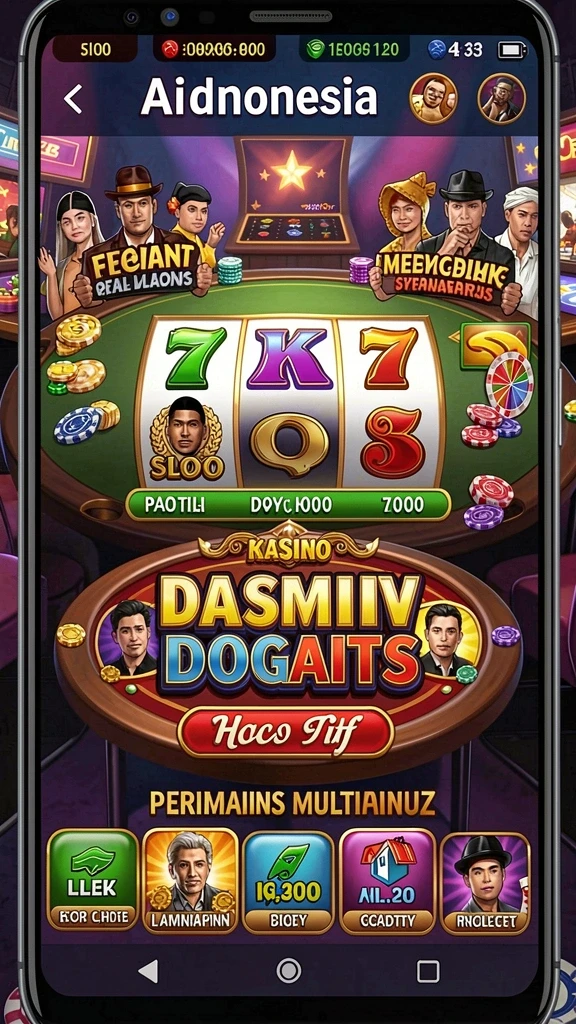 Screenshot saat pengguna memilih motif batik untuk dimainkan.