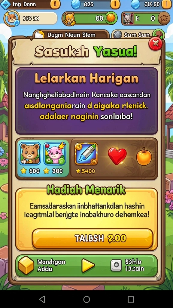 Gameplay seru yang memacu adrenalin di setiap level.