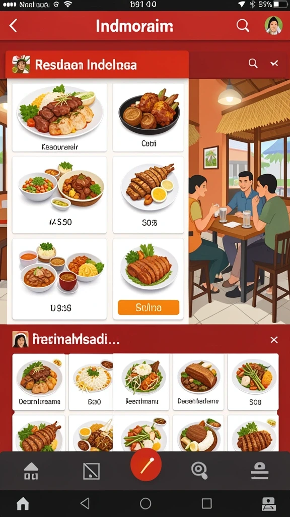 Tampilan antarmuka yang mudah dinavigasi dan menarik.