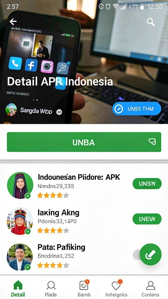 Karakter unik yang dapat dipilih dan dikustomisasi.
