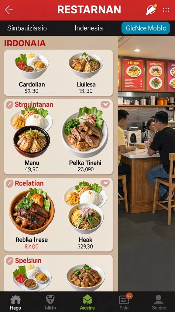 Tampilan utama antarmuka GIGA33 yang menarik.