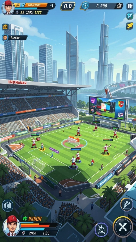 Tangkapan layar menunjukkan fitur multiplayer saat bermain bersama teman.