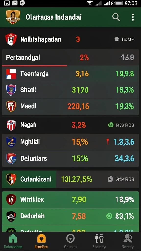 Pemandangan menakjubkan dari salah satu level permainan.