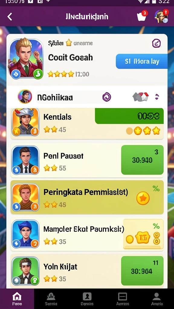 Tampilan antarmuka pengguna yang ramah dan menarik.