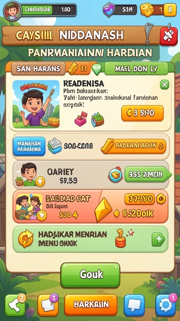 Fitur multiplayer yang memungkinkan bermain dengan teman.