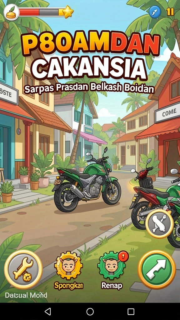 Screenshot dari dunia fantasi yang menakjubkan.