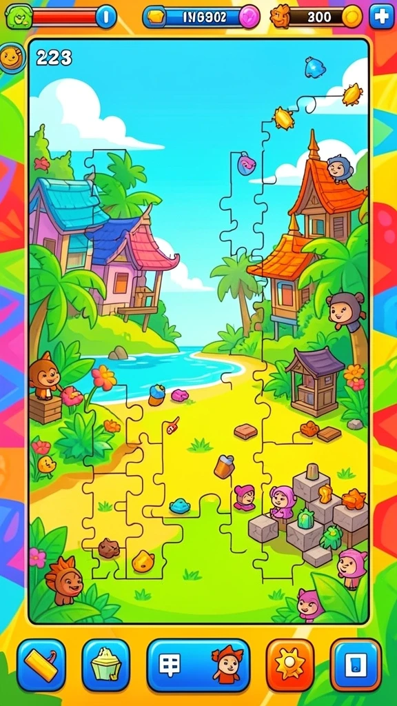 Grafik yang indah dan efek suara yang mengasyikkan.