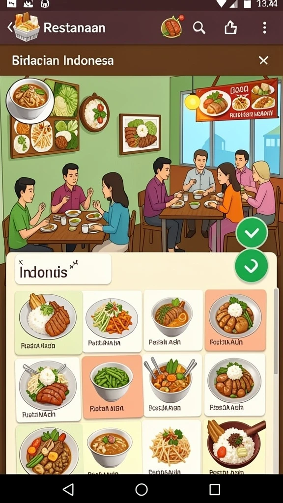 Fitur interaktif yang memungkinkan komunikasi antar pemain.