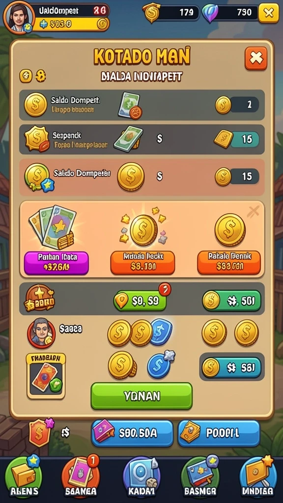 Screenshot menunjukkan karakter utama MEGAPETIR dalam aksi.