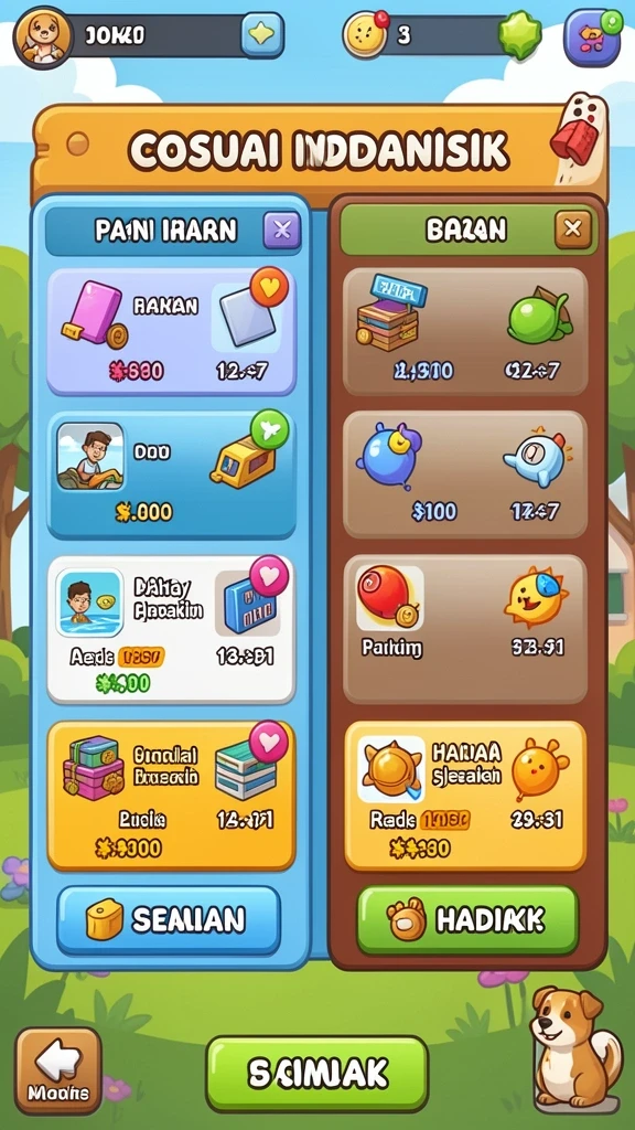 Gameplay interaktif yang mengasyikkan.