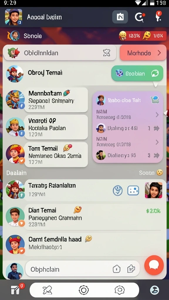 Tangkapan layar pertama menampilkan grafis yang menakjubkan dari karakter utama.