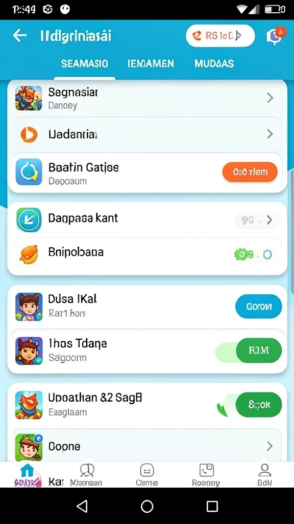 Tampilan antarmuka yang mudah dinavigasi.