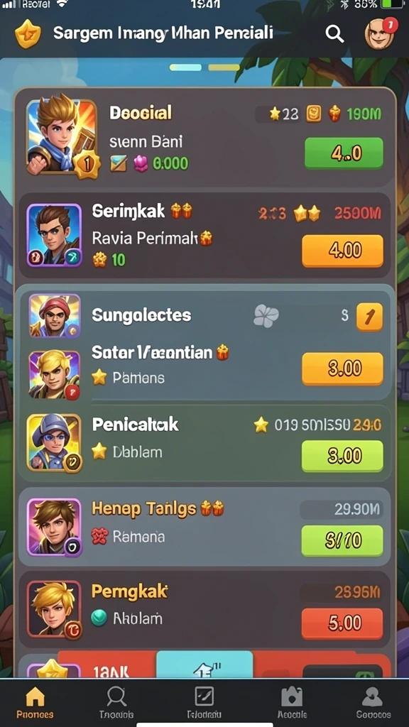 Visual level yang memukau dan detail.