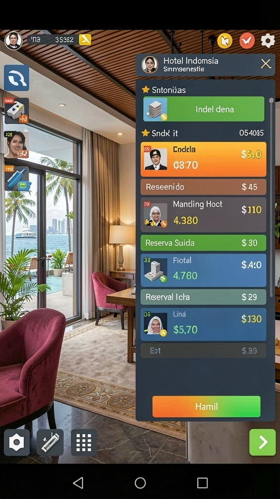 Aksi pertarungan yang mendebarkan di dalam game.