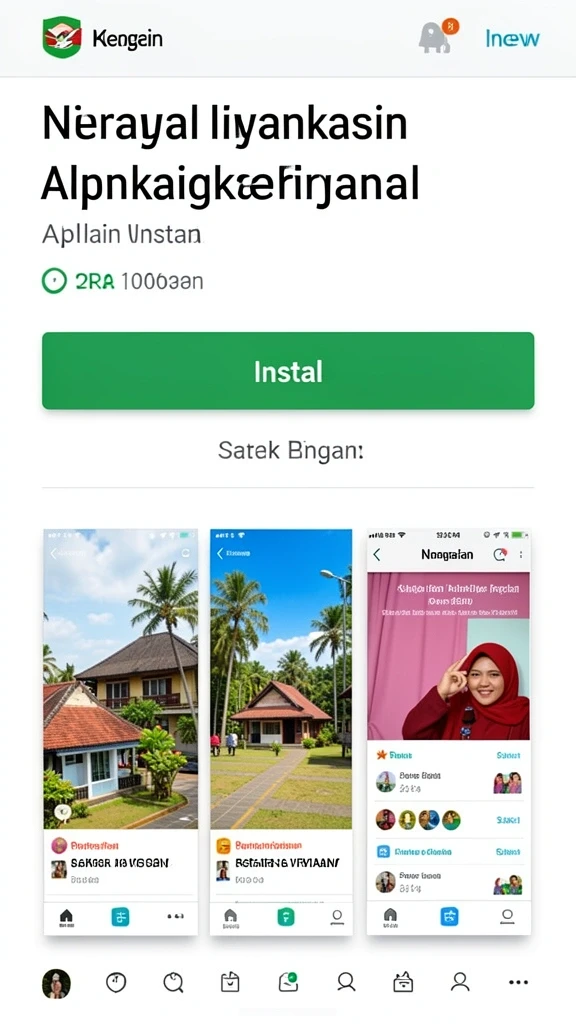 Tampilan antarmuka yang modern dan intuitif.