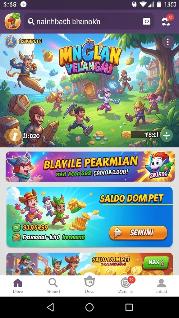 Tampilan mesin slot yang atraktif dan modern.