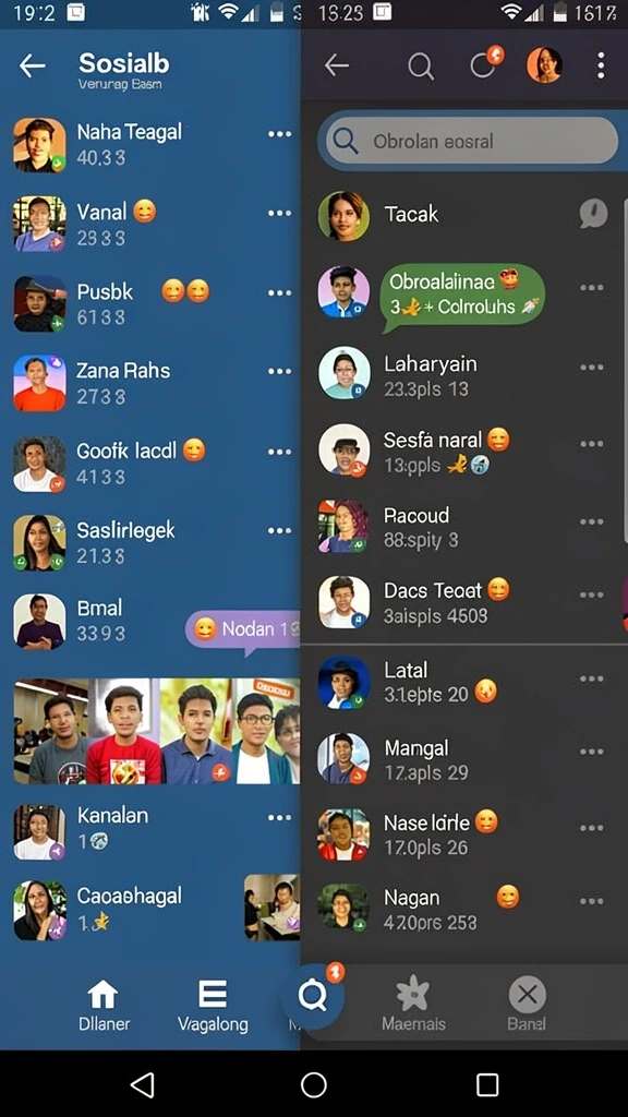 Momen aksi seru dalam pertandingan.