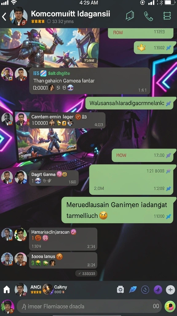 Tampilan antarmuka pengguna yang ramah dan menarik.