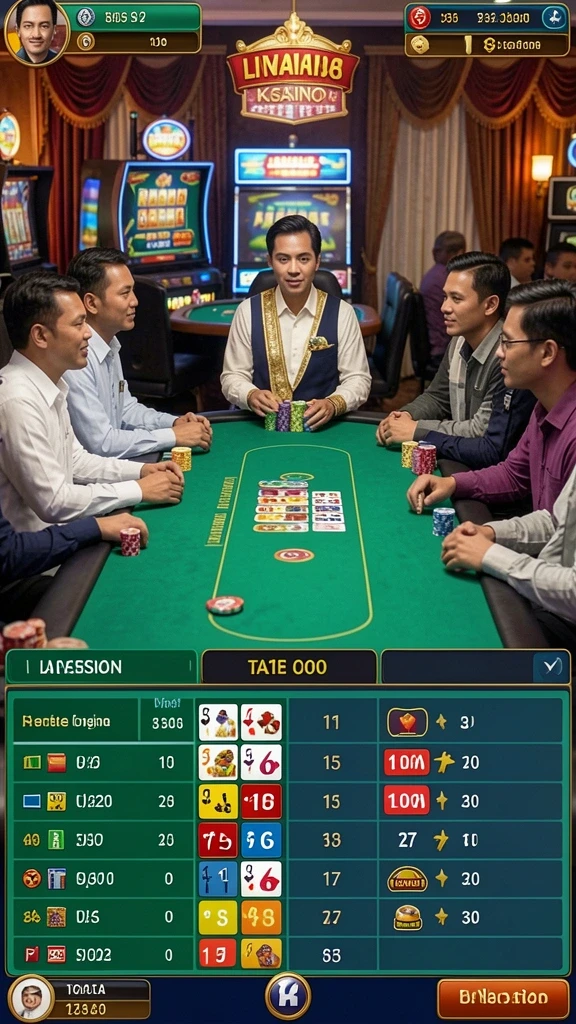 Screenshot menampilkan antarmuka utama game REJEKI.