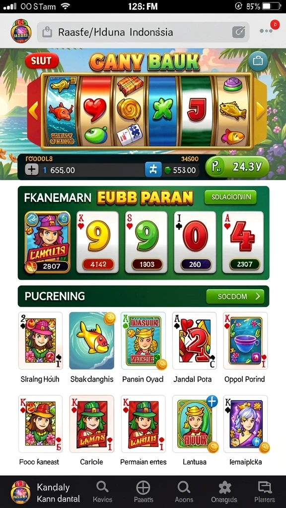 Tampilan antarmuka pengguna yang intuitif.