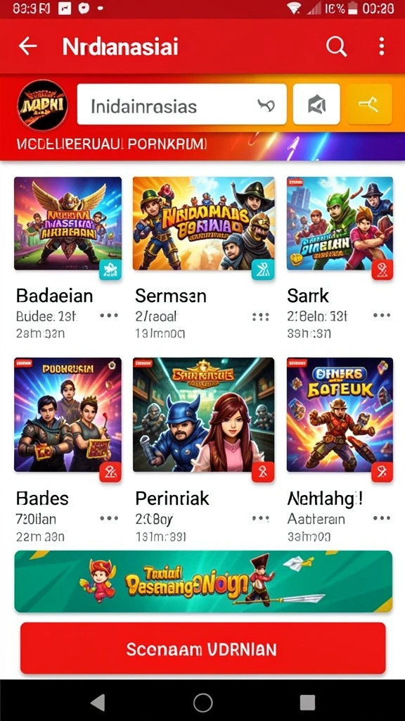 Aksi pertarungan yang mendebarkan dan menantang.