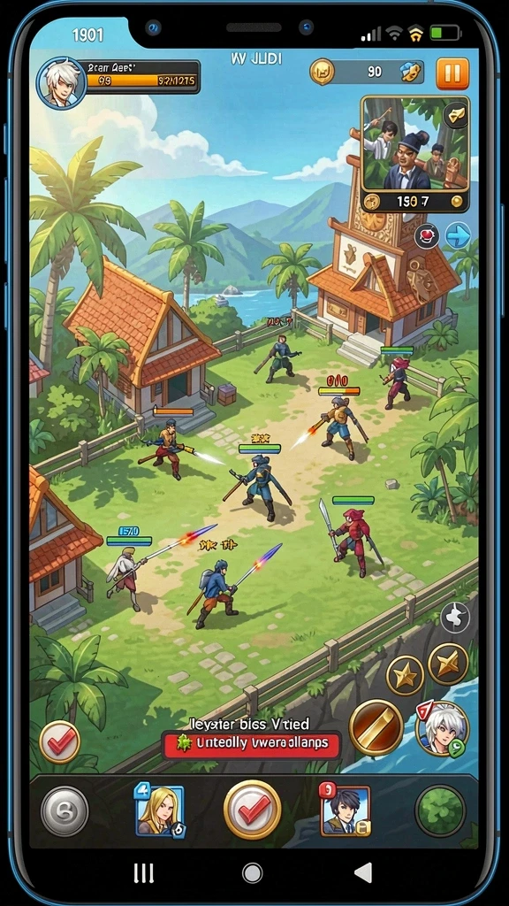 Pengaturan strategis yang menarik untuk setiap level.