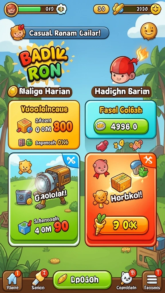 Fitur chat untuk berinteraksi dengan pemain lain.