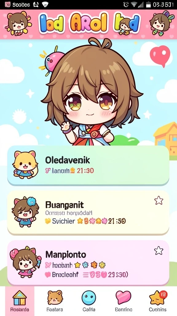 Berinteraksi dengan pemain lain dalam mode multiplayer.